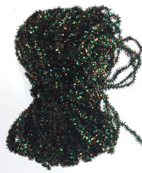 1 mm Synthetic Peacock Herl Green