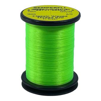 Classic Waxed Thread 6/0 Fluo Green 110 meter