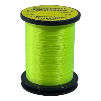 Classic Waxed Thread 6/0 Fluo Yellow 110 meter