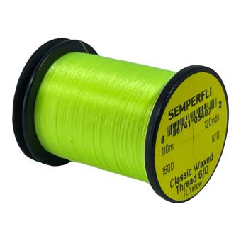 Classic Waxed Thread 6/0 Fluo Yellow 110 meter