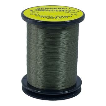 Classic Waxed Thread 6/0 Olive Dun 110 meter