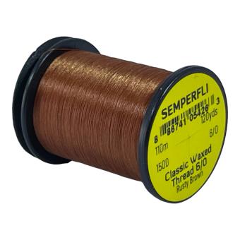 Classic Waxed Thread 6/0 Rusty Brown 110 meter