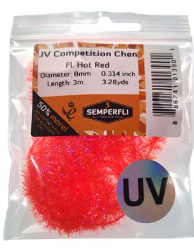 Competition UV Chenille 8 mm Fluo Hot Red