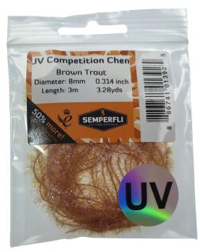 Competition UV Chenille 8 mm Brown Trout