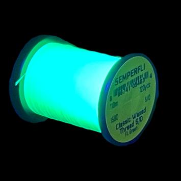 Classic Waxed Thread 6/0 Fluo Green 110 meter