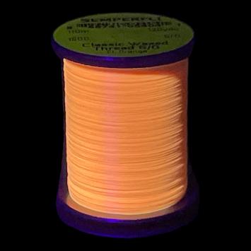 Classic Waxed Thread 6/0 Fluo Orange 110 meter