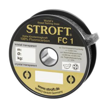 Stroft FC1 0,10 mm Fluorocarbon 50 Meter